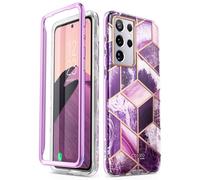 Custodia i-Blason Cosmo Series per Samsung Galaxy S21 Ultra 5G, sottile ed elegante, protettiva senza pellicola protettiva integrata (Ameth)