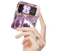 Custodia i-Blason Cosmo Series per Samsung Galaxy Z Flip 3 5G (2021) Custodia protettiva sottile ed elegante senza pellicola protettiva integrata