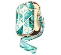 Custodia i-Blason Cosmo Series progettata per Airpods di seconda/prima generazione, elegante custodia protettiva in marmo a 360 per AirPods comp