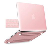 Custodia iBenzer Old MacBook Pro 13 pollici A1278, Custodia rigida Soft Cover rigida con cover tastiera per Apple MacBook Pro 13 con CD-ROM, quarzo rosa MMP1301RQ + 1
