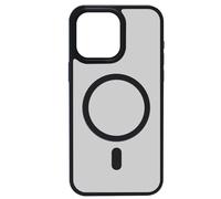 CRONG Protettiva CRG-HFM-IP1567P-BLK Cover per Apple iPhone 15 Pro Max, Nero