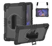 Custodia ibrida in silicone per Samsung Galaxy Tab A11 e tracolla