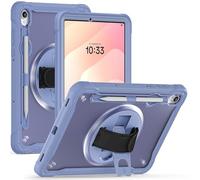 Custodia ibrida per Samsung Galaxy Tab S11 360 gradi con manico e tracolla