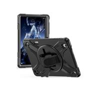Custodia ibrida per tablet, per esterni, robusta, per Samsung Galaxy Tab | supporto a 3 scomparti, antigraffio, antiscivolo, robusto, flessibile, leggero, regolabile, cinghia con chiusura in