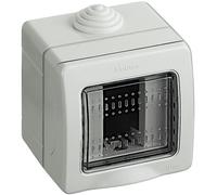Custodia Idrobox IP55 composta da base e portello di protezione - per 1 modulo Màtix - BTicino