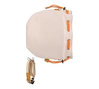 Custodia imbottita multifunzionale per dispositivi organizzatori offre tracolla ergonomica spaziosa borsa impermeabile, Beige
