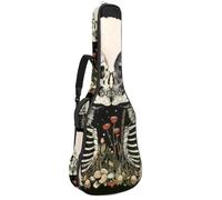 Custodia imbottita per chitarra acustica con albero della vita, motivo albero della vita, pianta floreale, farfalla, custodia protettiva per basso elettrico e chitarra classica, Multicolore 04,
