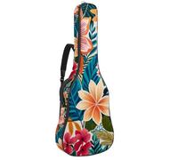 Custodia imbottita per chitarra acustica con albero della vita, motivo albero della vita, pianta floreale, farfalla, custodia protettiva per basso elettrico e chitarra classica, Multicolore 05,