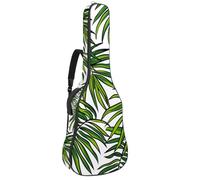 Custodia imbottita per chitarra acustica con albero della vita verde della foresta indiana, custodia protettiva per basso elettrico e classica, Multicolore 03, 42.9x16.9x4.7 in, Zaino casual