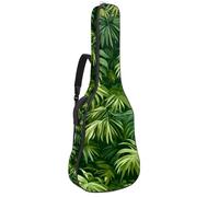 Custodia imbottita per chitarra acustica con albero della vita verde della foresta indiana, custodia protettiva per basso elettrico e classica, Multicolore 05, 42.9x16.9x4.7 in, Zaino casual