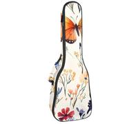 Custodia imbottita per ukulele da 58,4 cm, con puzzle colorati, custodia per il trasporto e manico spesso, Multicolore 03, 25.9x9x3.1in/66x23x8cm, Organizer per borse