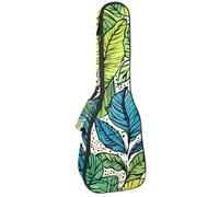 Custodia imbottita per ukulele da concerto con cactus verde con fiori rosa, impermeabile e durevole, Multicolore 05, 25.9x9x3.1in/66x23x8cm, Organizer per borse
