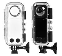 Custodia impermeabile 45 m per action camera Insta360 X5, custodia protettiva subacquea a 360° completamente invisibile per accessori per fotocamera Insta 360 X5 (PC)