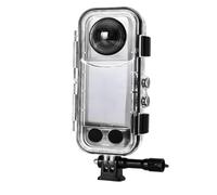 Custodia impermeabile 60 m per fotocamera Insta360 X4, custodia protettiva subacquea invisibile a 360° per accessori Insta 360 X4 (occhiali)