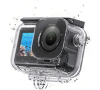 Custodia impermeabile anti-appannamento TELESIN per fotocamera Osmo Action 6, guscio subacqueo che supporta immersioni fino a 60 m/196 ft per snorkeling, con staffa a sgancio rapido e accessori per Ac