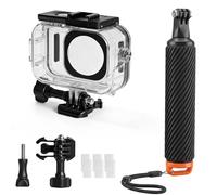 Custodia impermeabile compatibile con fotocamera DJI Osmo Action 6, custodia subacquea da 60 m con manico galleggiante, anti-nebbia e supporto a sgancio rapido, accessori a vite per Action 6