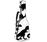 Custodia impermeabile con cerniera morbida per chitarra, basso acustico e classico folk chitarra elettrica borsa immagini di dinosauri