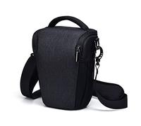 Custodia impermeabile e antiurto per fotocamera Nikon Coolpix P1000, P950, P900, borsa a tracolla nera (BG99), Nero