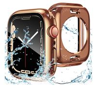 Custodia impermeabile e protezione per lo schermo XiHAMA 2 in 1 compatibile con Apple Watch 44mm (SE 2a generazione, Series 6/5/4) - Paraurti