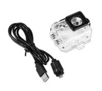 Custodia impermeabile e sigillata per GoPro Hero, cover touchable, custodia protettiva subacquea, guscio per riprese HD, lente in vetro piatto di