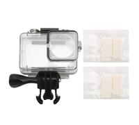 Custodia impermeabile e sigillata per GoPro Hero5 Black, guscio protettivo per immersioni con grande lente in vetro piatto, involucro in acrilico per
