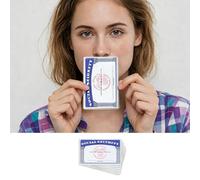 Custodia impermeabile in PVC per carte d'identità, credito, assicurazioni, sicurezza sociale e protezione da viaggio, design trasparente flessibile, protezione contro l'umidità e la polvere