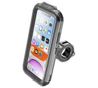 INTERPHONE SMIPHONE11 - Supporto Moto da Manubrio Tondo - Dedicato Iphone 11 - Antivibrazione - Antipioggia e Polvere - Funzionalità del Telefono con i Guanti - Rotazione 360