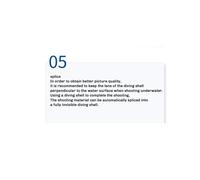 Custodia Impermeabile per Action Cam per Insta360X4 Custodia Subacquea Full Stealth Custodia Protettiva Impermeabile da 360 Gradi 50 M