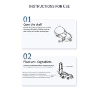 Custodia impermeabile per action camera per custodia subacquea Insta360X4 Full Stealth