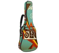 Custodia impermeabile per chitarra con cerniera morbida per basso chitarra acustica e classica folk chitarra elettrica musica radio retrò