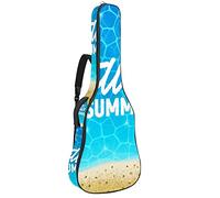Custodia impermeabile per chitarra con cerniera morbida per basso chitarra acustica e classica folk chitarra elettrica Hello Summer Beach