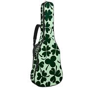 Custodia impermeabile per chitarra con cerniera morbida per basso chitarra acustica e classica folk chitarra elettrica Clover Icons Pattern