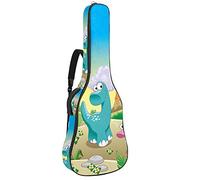 Custodia impermeabile per chitarra con chiusura lampo morbida per basso chitarra acustica e classica folk chitarra elettrica bella dinosauri design