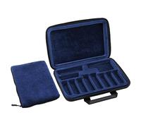 Custodia impermeabile per clarinetto, bocchino per sassofono, 12 pezzi, con sacchetto in velluto, EVA, grande capacità, per clarinetto, sassofono contralto, sax tenore, sax soprano