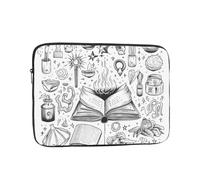 Custodia impermeabile per computer portatile da 13", compatibile con MacBook Chromebook da 12-13", erbe medicinali magiche