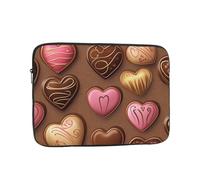 Custodia impermeabile per computer portatile da 15", compatibile con MacBook Chromebook da 14-15", Love Sweet Chocolate