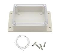 Custodia impermeabile per connettore, connettori per alloggiamento elettrico in plastica per esterni e interni, in plastica ABS,progetti di scatola con custodia trasparente, 115 x 85 x 35 mm