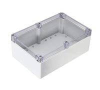 Custodia impermeabile per connettore, connettori per alloggiamento elettrico in plastica per esterni e interni, in plastica ABS per progetti di scatola con custodia trasparente, 230 x 150 x 87 mm