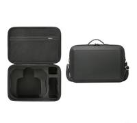Custodia impermeabile per DJI Avata 360 RC2, robusta custodia per il trasporto in PU+EVA con tracolla, custodia protettiva per drone e telecomando, nero (nero)