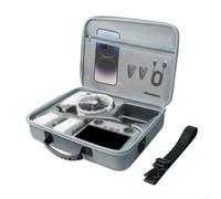 Custodia impermeabile per DJI FLIP per Combo Custodia in PU grigia con tracolla Design spazioso Custodia protettiva Im-Pact resistente, Come da immagine, For Flip RC2