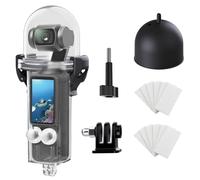 Custodia impermeabile per DJI Pocket 4, guscio subacqueo IPX8 con inserti anti-appannamento, custodia protettiva antiurto a prova di caduta per sport all'aria aperta