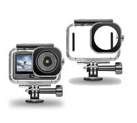 Custodia impermeabile per fotocamera da 45 m per DJI Osmo Action 6, custodia protettiva subacquea per immersioni subacquee in vetro temperato trasparente per accessori Osmo Action 6