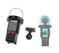 Custodia impermeabile per fotocamera DJI Osmo Pocket 3 Gimbal, custodia subacquea con espansione a sgancio rapido per esplorazione in mare profondo fino a 80 m (modello a sfera da 1 pollice)