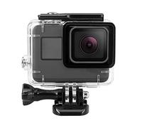 Custodia impermeabile per GoPro Hero 5 6 7 Nero, Protezione Subacquea Dive Shell con Staffa per Go Pro Hero5 6 Hero7 Nero Action Camera Accessori Kit