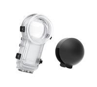 Custodia impermeabile per immersione a 60 m per action camera con funzione rilascio rapido e custodia protettiva inclusa Custodia per fuoco subacqueo con segni ciechi