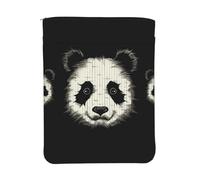 Custodia impermeabile per libri con cerniera e tasca frontale | 11.8x9 Pollice Del Sacchetto Del Libro Del Protector Tre Linee Panda Testa Lavabile Sacchetto Regalo Per Le Donne Ragazza