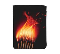 Custodia impermeabile per libri con cerniera e tasca frontale | 11.8x9 Pollice Del Sacchetto Del Libro Del Sacchetto Del Protettore Fiamme Partite Lavabile Sacchetto Regalo Per Le Donne