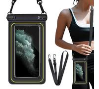 Custodia impermeabile per smartphone - asciutto touch screen con design galleggiante automatico | supporto per smartphone impermeabile per piscine, spiagge, viaggi in crociera