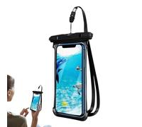 Custodia impermeabile per telefono, custodia galleggiante trasparente con touch screen, antipolvere, per spiaggia, crociera, nuoto, kayak, immersioni, viaggi, vacanze