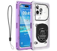 Custodia impermeabile per telefono da 6,9 pollici, custodia subacquea IPX8 per nuoto e snorkeling, misura universale per iPhone 16/15/14/13/12 Pro Max, Samsung S25/S24/S23 Ultra, Xiaomi, Google ecc